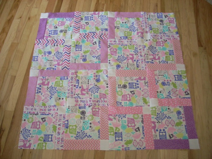 pink owl quilt