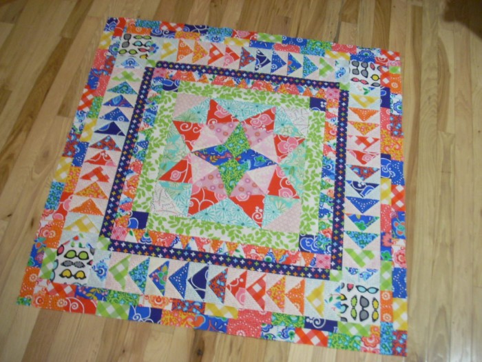 summer medallion quilt