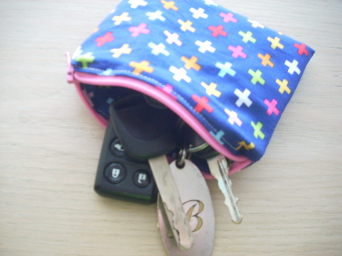 remix zippered pouch