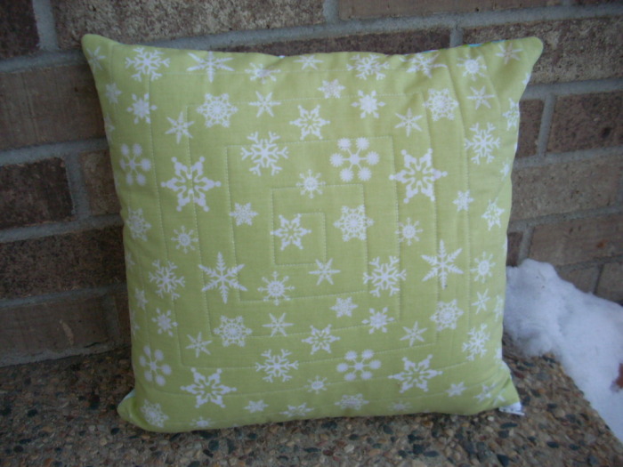 snowflake pillow