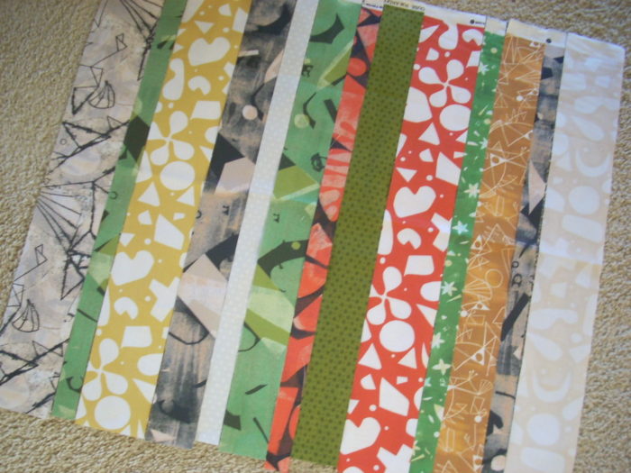 printmaking mini quilt