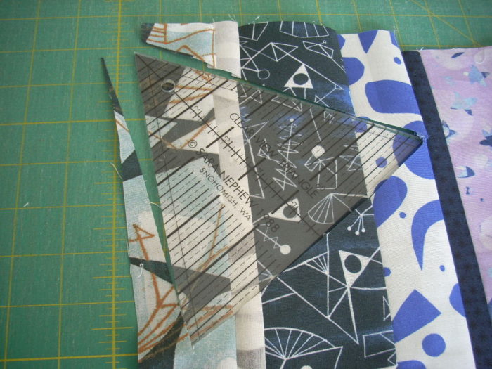 printmaking mini quilt