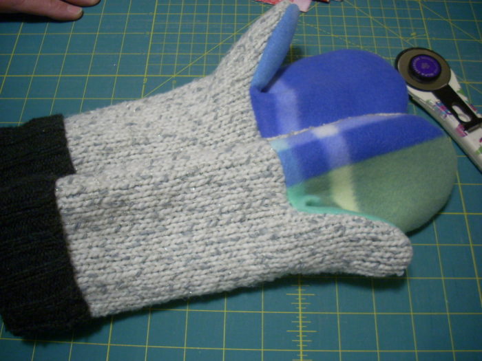 making mittens