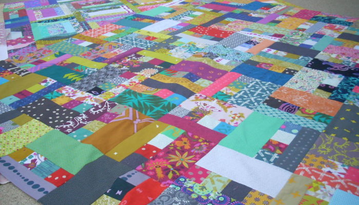 two sided quilt top finish